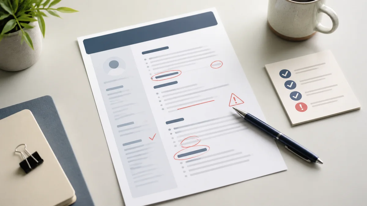 Cover image for: Most Common Resume Mistakes: 15 CV Errors and How to Fix Them